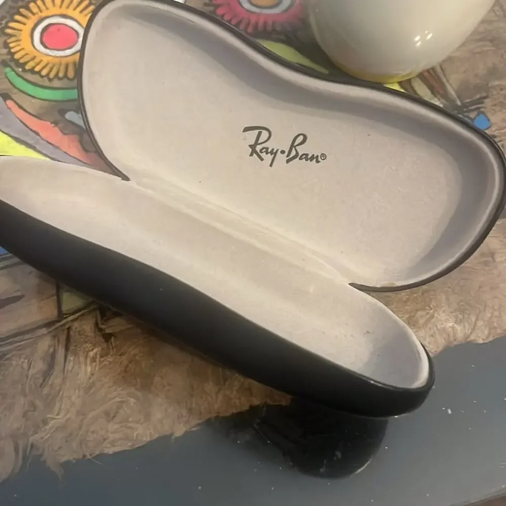 Ray Bans Eyeglasses Case Black Great Condition